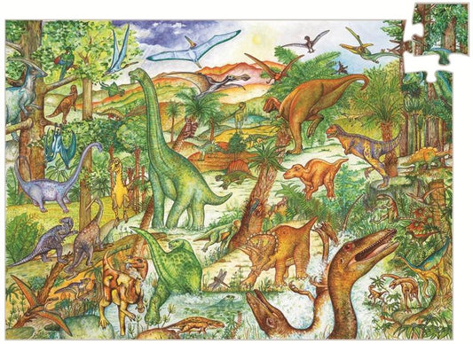 Puzzle observatie Dinozauri, Djeco - Imagine 2 [ps:3ebfe18f-0abc-4561-803b-ae080b1ae898]