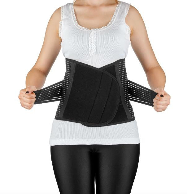 Centura abdominala post-natala reglabila BabyJem - Negru
