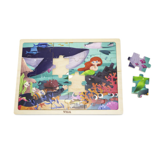 Jigsaw Puzzle 24 piese - Viata marina, Viga [ps:2731372d-8e07-4328-9daa-44ddbf99bb1a]