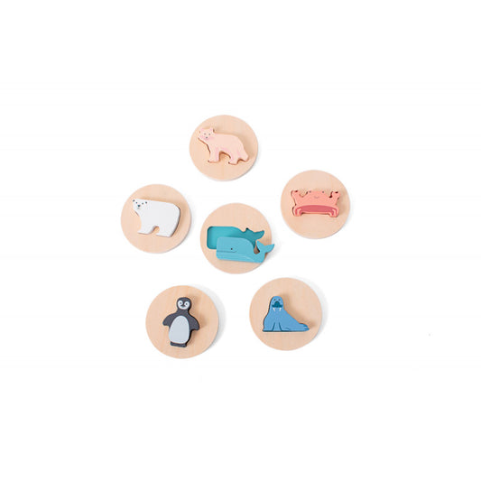 Puzzle cu forme de animale, BS Toys [ps:0725d77e-632d-44de-ab43-937132febc39]