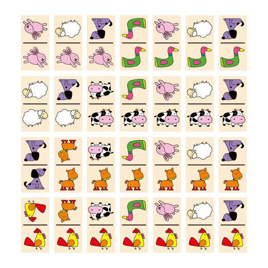 Domino, Animale de la ferma, Viga [ps:47507f47-5783-41be-b842-7815bb5482c5]