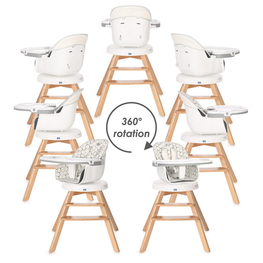 Scaun Masa Lorelli Napoli 3 in 1 Rotativ, Roz Ursuleti - Roz (3) [ps:35f8c360-980d-47bf-9b14-65653a58880b]