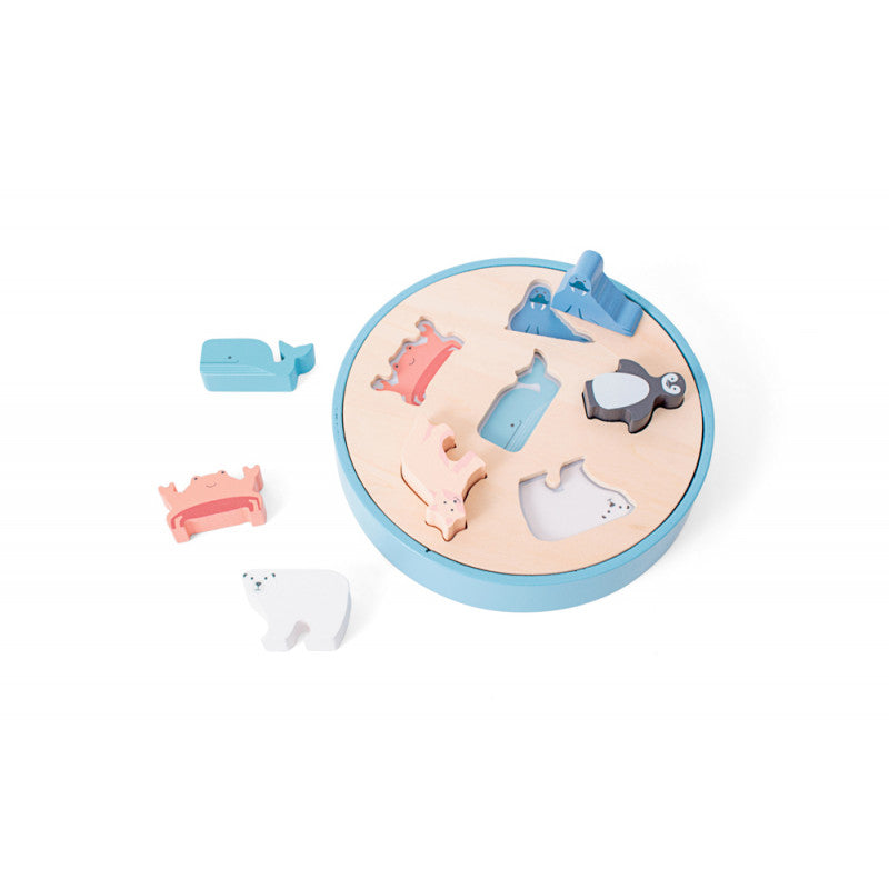 Sortator de forme Animale Arctice, BS Toys [ps:e573e898-2ffa-4046-8e4e-76a5b05ade73]