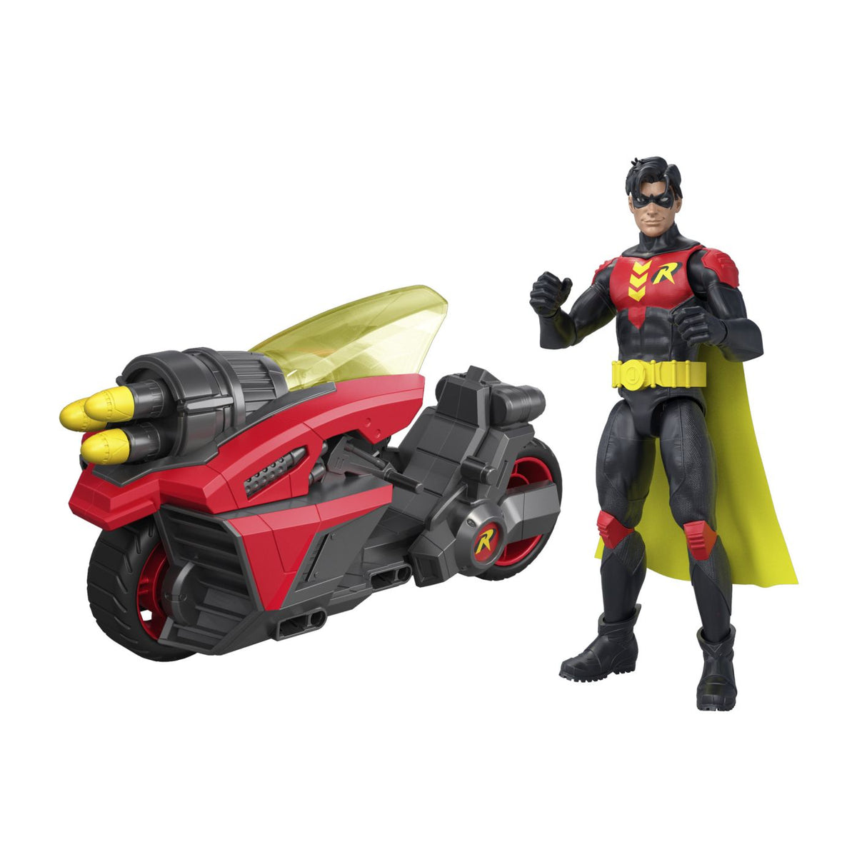 Set Figurină Robin și Motocicletă DC Mattel - Jucărie Copii - Default Title (3) [ps:bc1a3110-5b0a-46f7-a009-eed50f89e183]