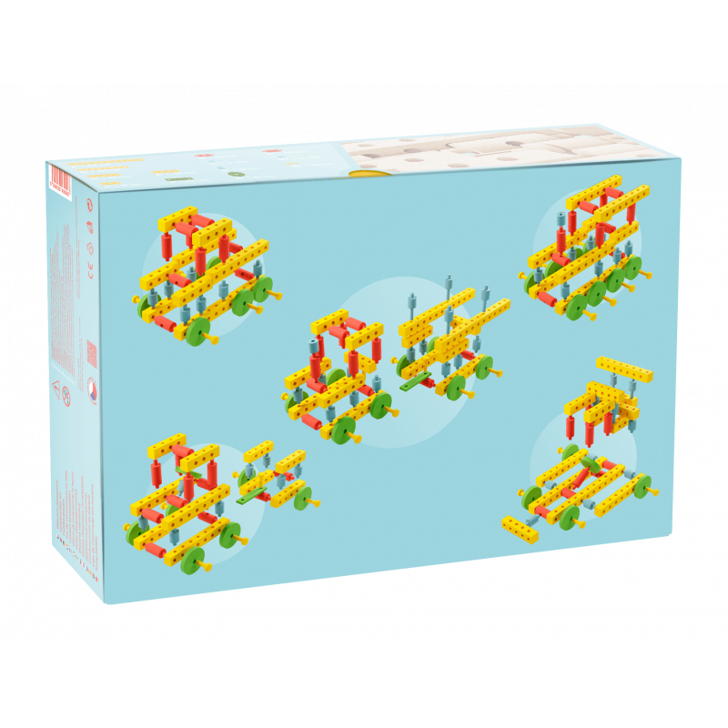 Set gama Construct format din 67 piese, pentru construit masini, animale si alte modele, Walachia [ps:1e20ba65-4a9c-4991-a998-5a4cf96caf9f]