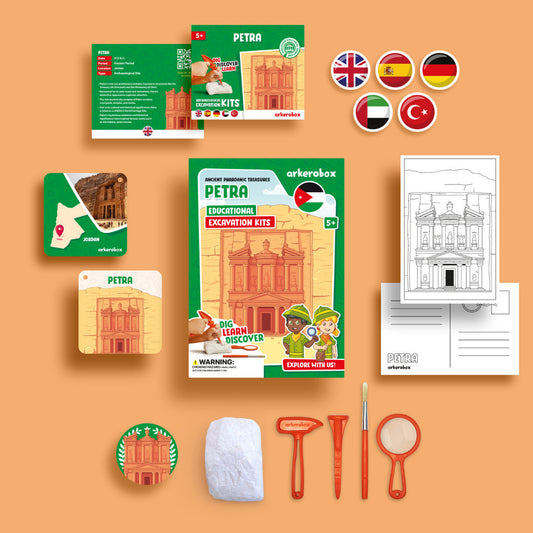 Arkerobox - Set arheologic educational si puzzle 3D, Petra - Imagine 2 [ps:2bb490cb-1977-4afc-b3c7-1c008664efc7]