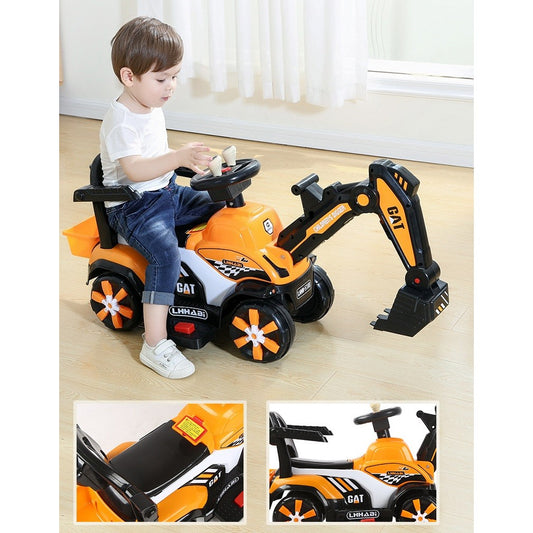 Mașinuță Electrică Excavator Flippy, Portocaliu, 2-7 Ani - Portocaliu (3) [ps:048adbda-9465-4962-b7b0-ea94a1663e3b]