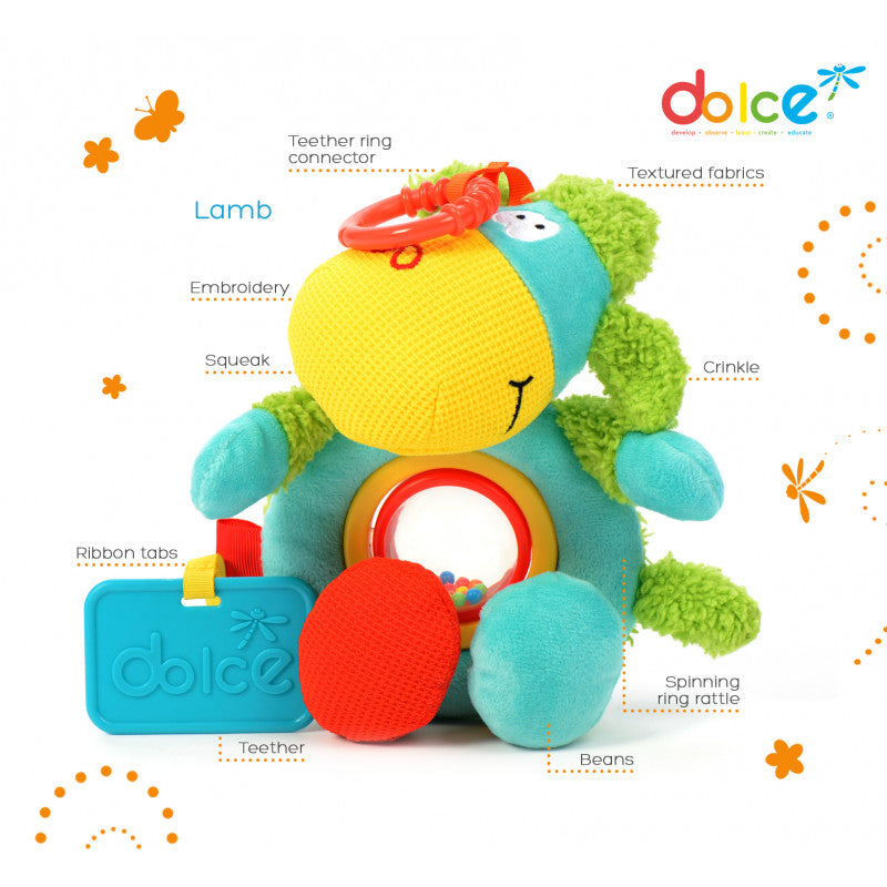 Miel de primavara, Jucarie senzoriala interactiva pentru bebelusi, Dolce [ps:fa3f7e97-d785-42eb-9c84-b5e9c8ba1bc2]