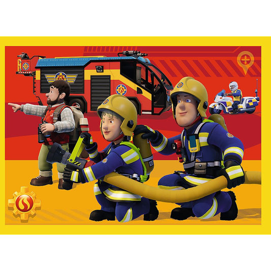 Puzzle Trefl 4în1 Pompiere cu Sirenă - Set Jucării Copii - Default Title (3) [ps:f1433627-a15a-4242-b599-24f76b46b800]