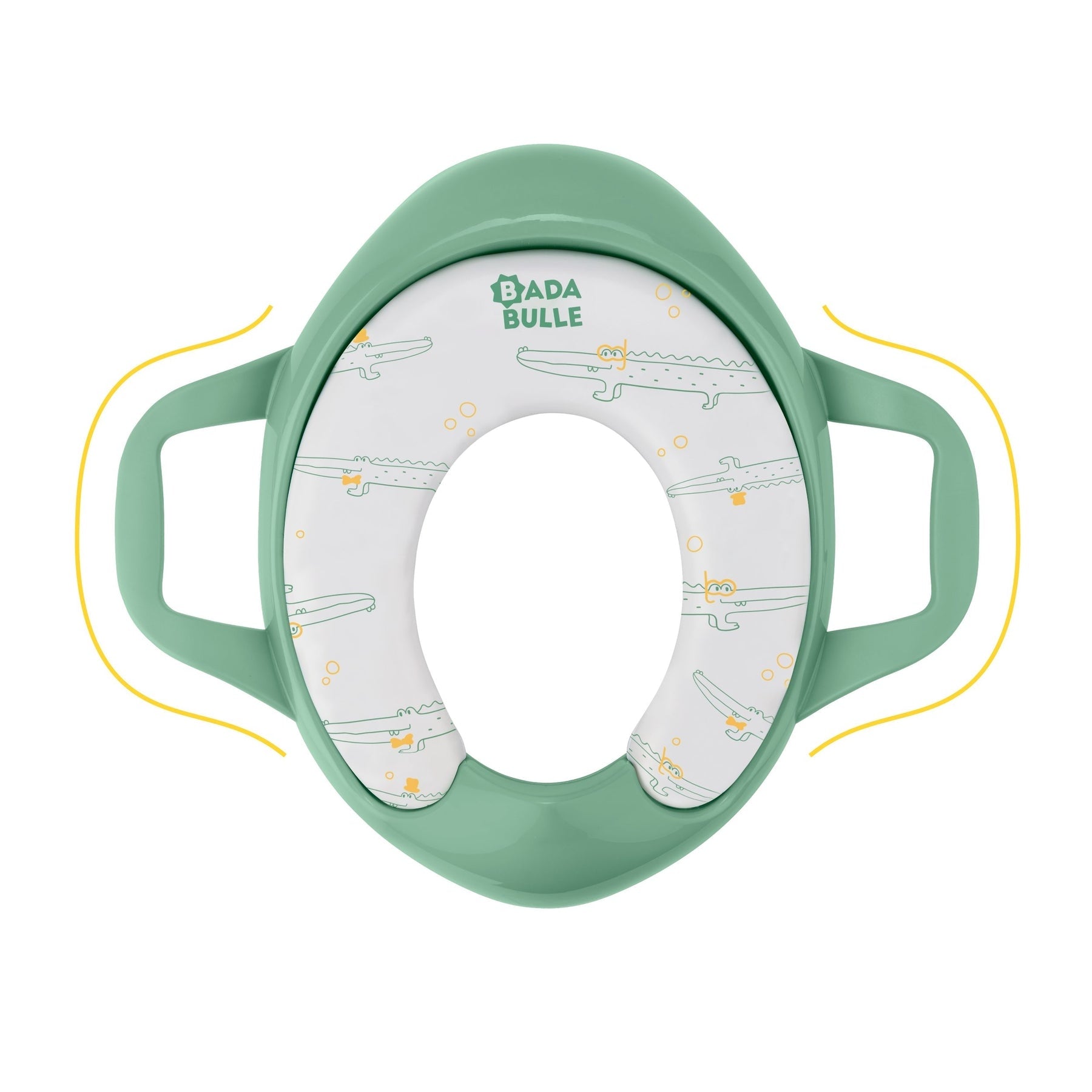 Reductor WC cu Manere Verde Badabulle - Confort și Siguranță - Verde (3) [ps:a869db02-915b-4f8f-836b-e0ac5d3d0c7c]