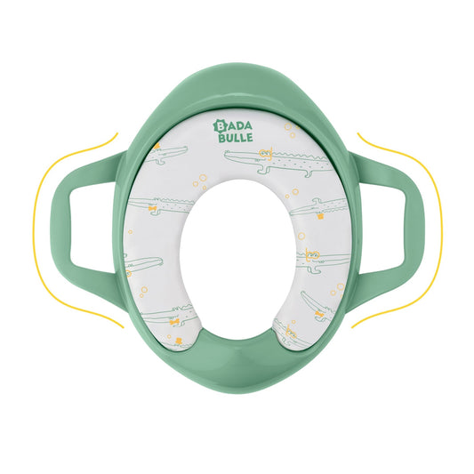 Reductor WC cu Manere Verde Badabulle - Confort și Siguranță - Verde (3) [ps:a869db02-915b-4f8f-836b-e0ac5d3d0c7c]