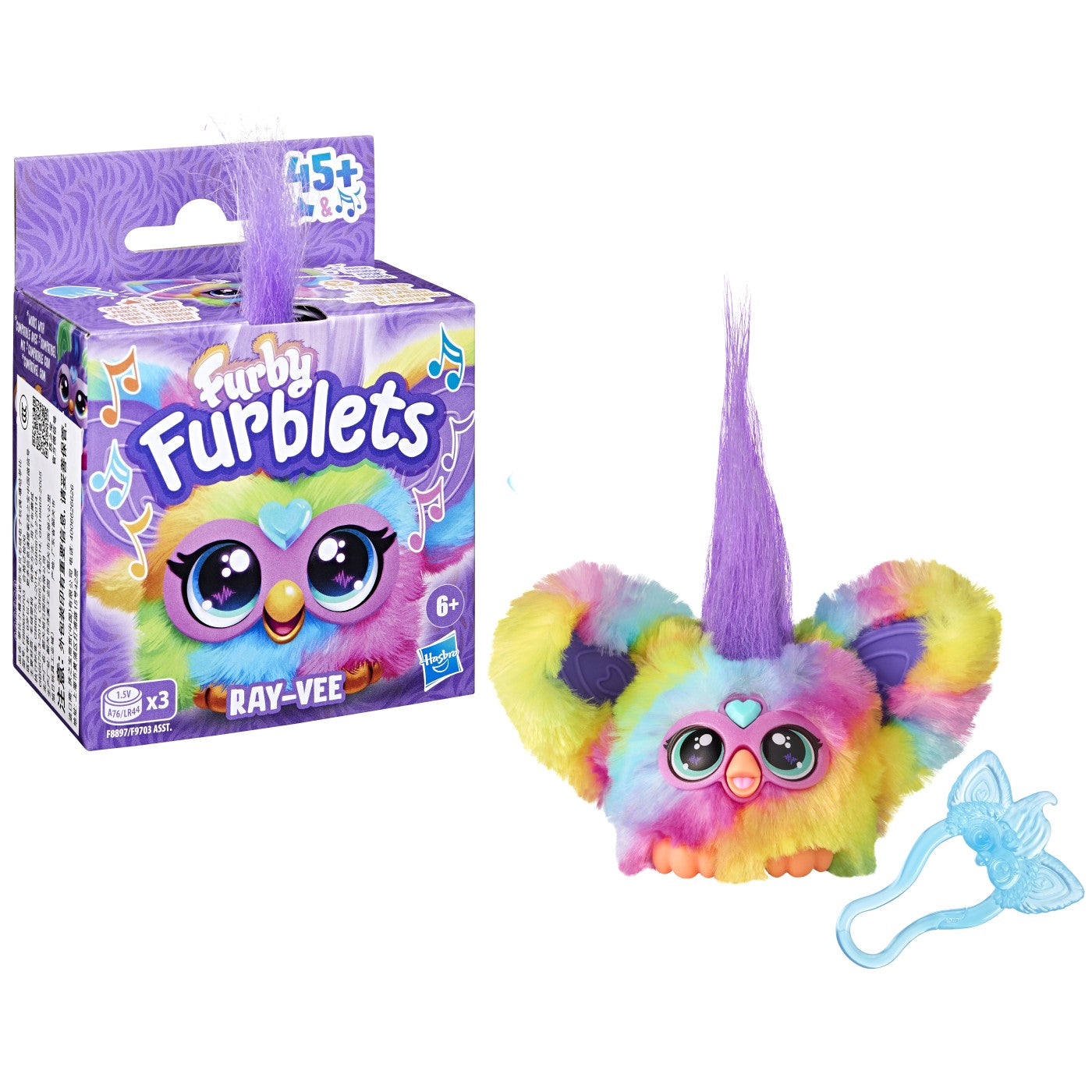 FURBY FURBLETS JUCARIE INTERACTIVA HIP-BOP Hasbro - RAY-VEE (3) [ps:4414c23f-6295-437a-9e44-a26330692786]