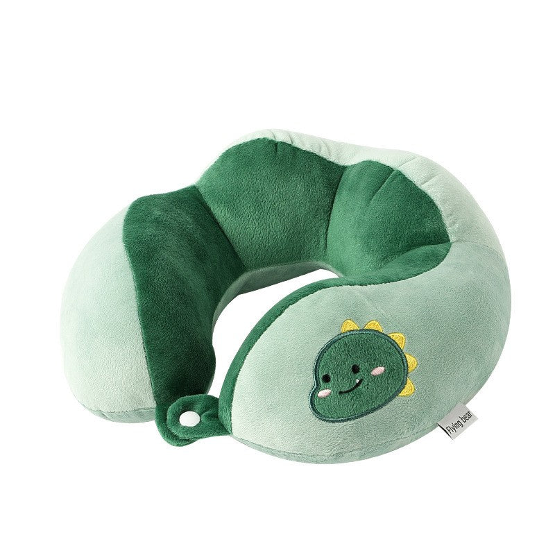 Perna de Călătorie Flippy pentru Gât și Cap, Dinozaur, Verde - Verde (3) [ps:020f3fac-f081-407a-9580-fd2fd804f3ad]