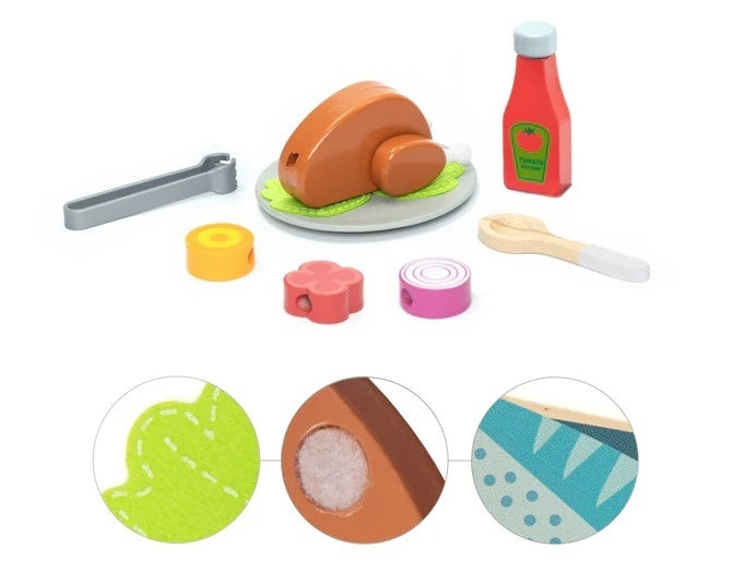 Joc de rol Gratar cu accesorii, UMU Toys - Imagine 3 [ps:1c52e3c1-9331-467f-972c-9d0609c60668]