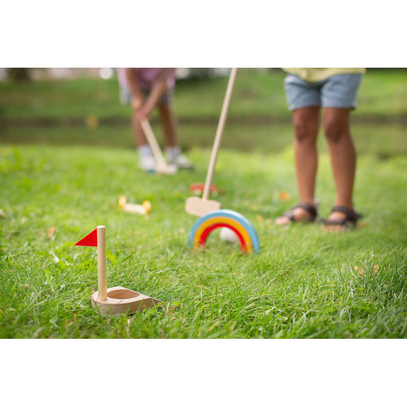 Set de golf din lemn, BS Toys [ps:42639e9c-63c9-40d1-a319-7aa5a3d5c24e]