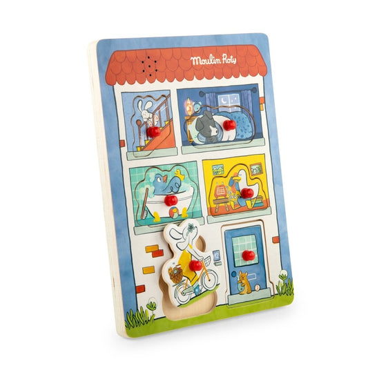 Puzzle educativ din lemn cu sunete, Moulin Roty - Imagine 2 [ps:ce238969-8b1e-4fec-848a-fc0100fc79ab]