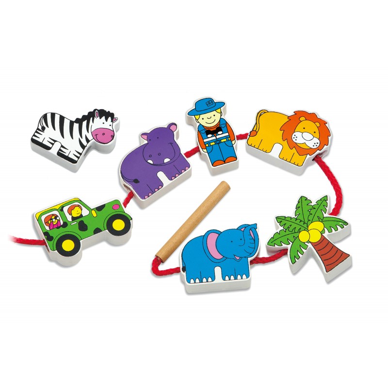 Margele de insirat din lemn - animale de la zoo [ps:83a1c60f-e56b-4cca-b6b5-530ce8567e98]