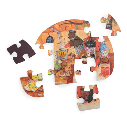 Set 4 mini puzzle-uri O zi perfecta, Moulin Roty - Imagine 5 [ps:61b0e19b-6785-404d-918e-47130b08cda6]