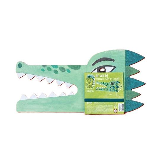 Set creativ DIY Masca pentru copii Crocodil, Londji - Imagine 3