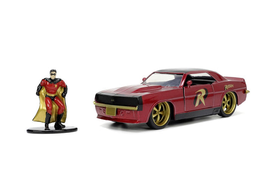 JADA BATMAN SET FIGURINA ROBIN SI MASINUTA METALICA - Imagine 3 [ps:c3ec0a8a-9648-4364-9704-3b995b658155]
