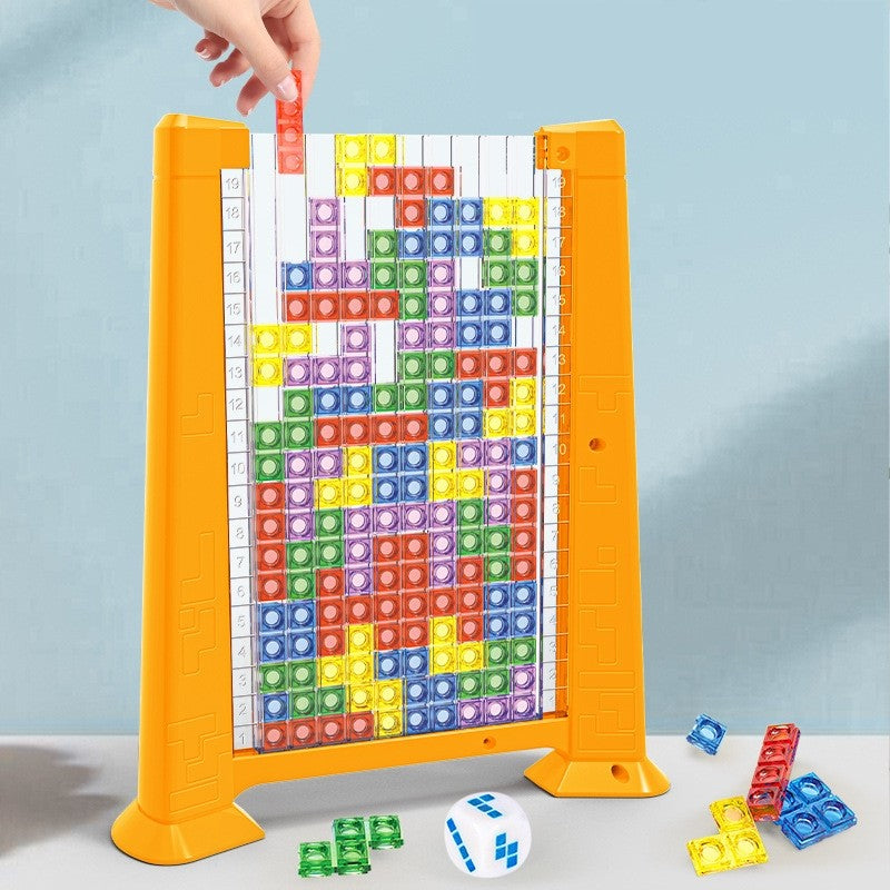 Joc Inteligență Tetris Tangram Flippy, 70 Piese, Montessori - Galben (3) [ps:fa7cbdb9-c404-4164-846d-cdf5eceda7d7]