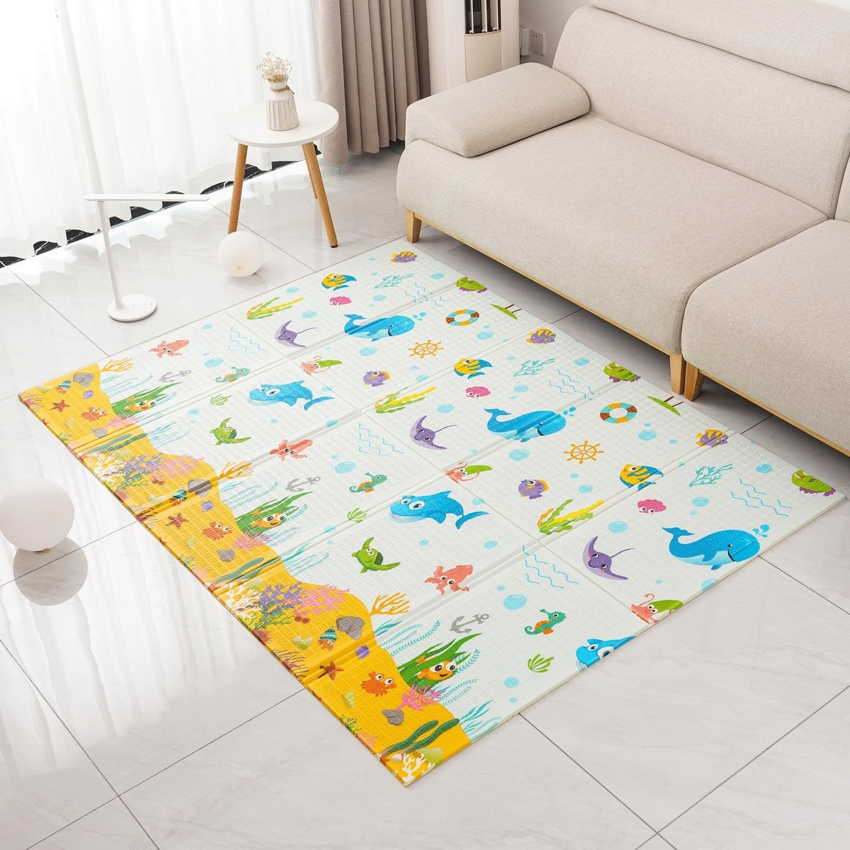 Covoraș Copii Flippy, 2 Fețe, Animale Marine, 150x200 cm - 150x200x1.5cm (3) [ps:51f796d0-022f-4d21-a4b6-c959593a8a8a]
