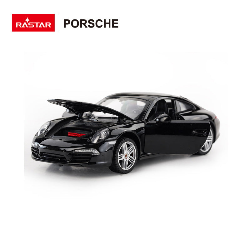 MASINUTA METALICA PORSCHE 911 NEGRU SCARA 1 LA 24 Rastar - Alb [ps:4cac7d7f-1bae-4194-ad5a-b86559e26906]
