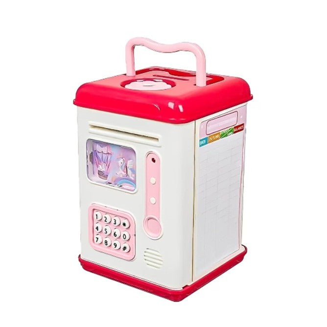 la Pusculiță ATM Flippy cu Amprentă, Roz | infant.ro - Roz (3) [ps:8a9695a8-c03c-4389-b442-910c6689374c]