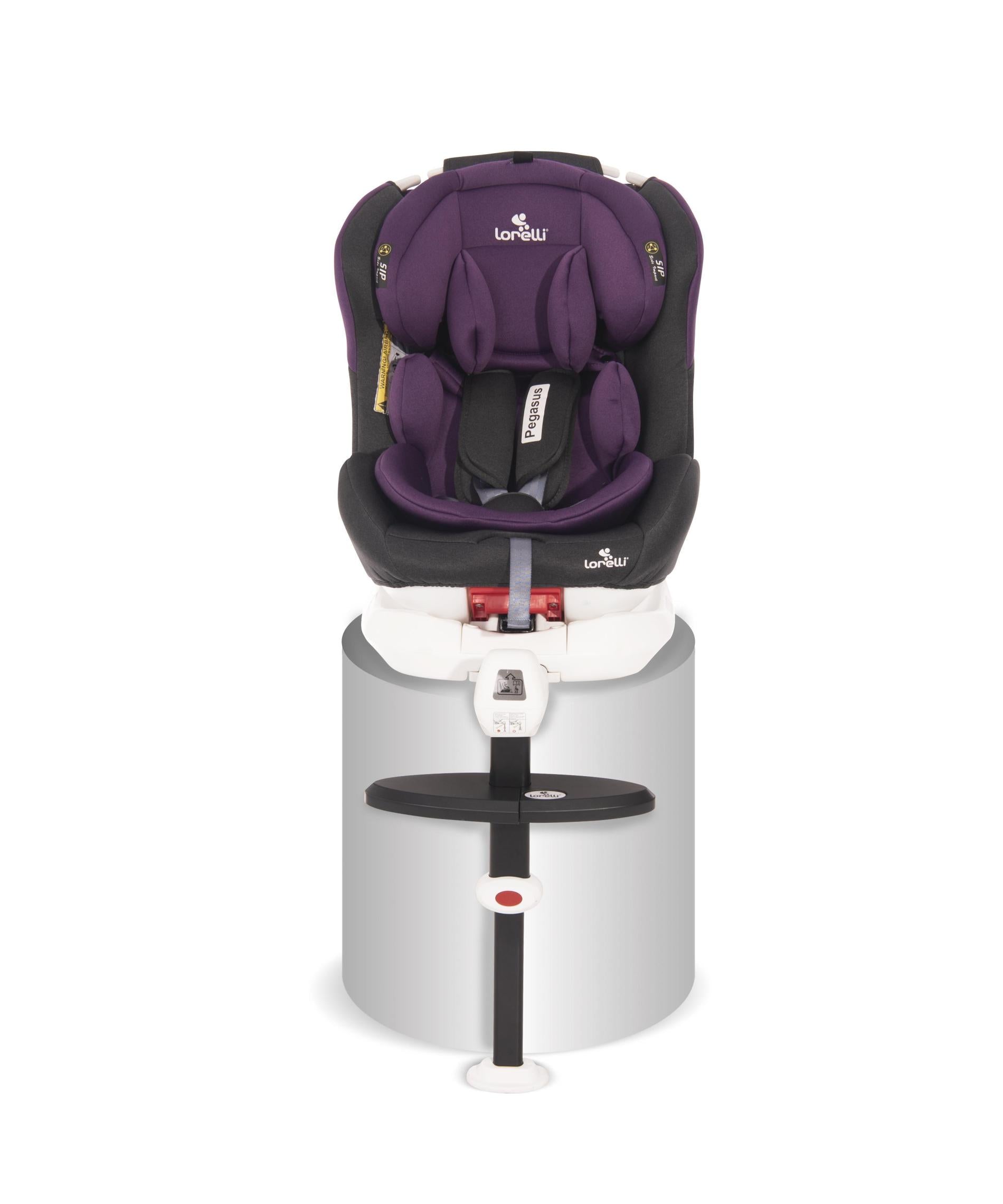 Scaun Auto Lorelli Pegasus, Isofix, Rotativ 360°, Red & - Gri/Violet (3) [ps:61f7e9de-6437-414a-b5fd-36bf17a6edb5]
