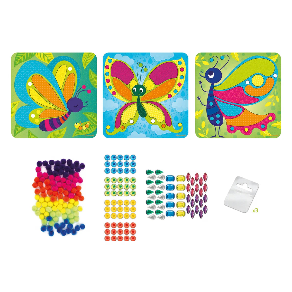 Set Creativ cu Pompoane Fluturi Sycomore - Jucărie Creativă - Default Title (3) [ps:931c2727-c2b0-46c0-b6f7-9f82664dd87d]