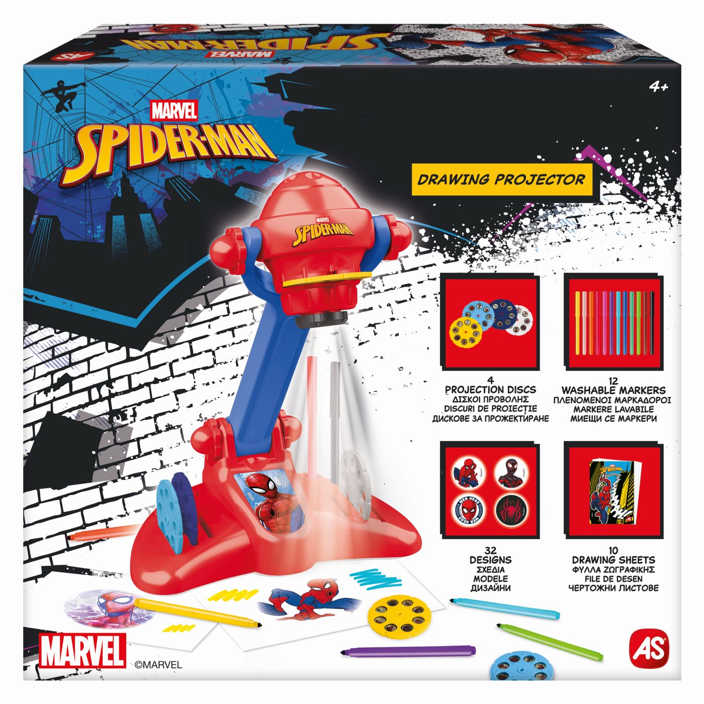 Proiector de Pictură Spider-Man AS - Set Desen pentru Copii - Default Title (3) [ps:9b91e5ab-5896-4620-80a2-72744affe4a0]