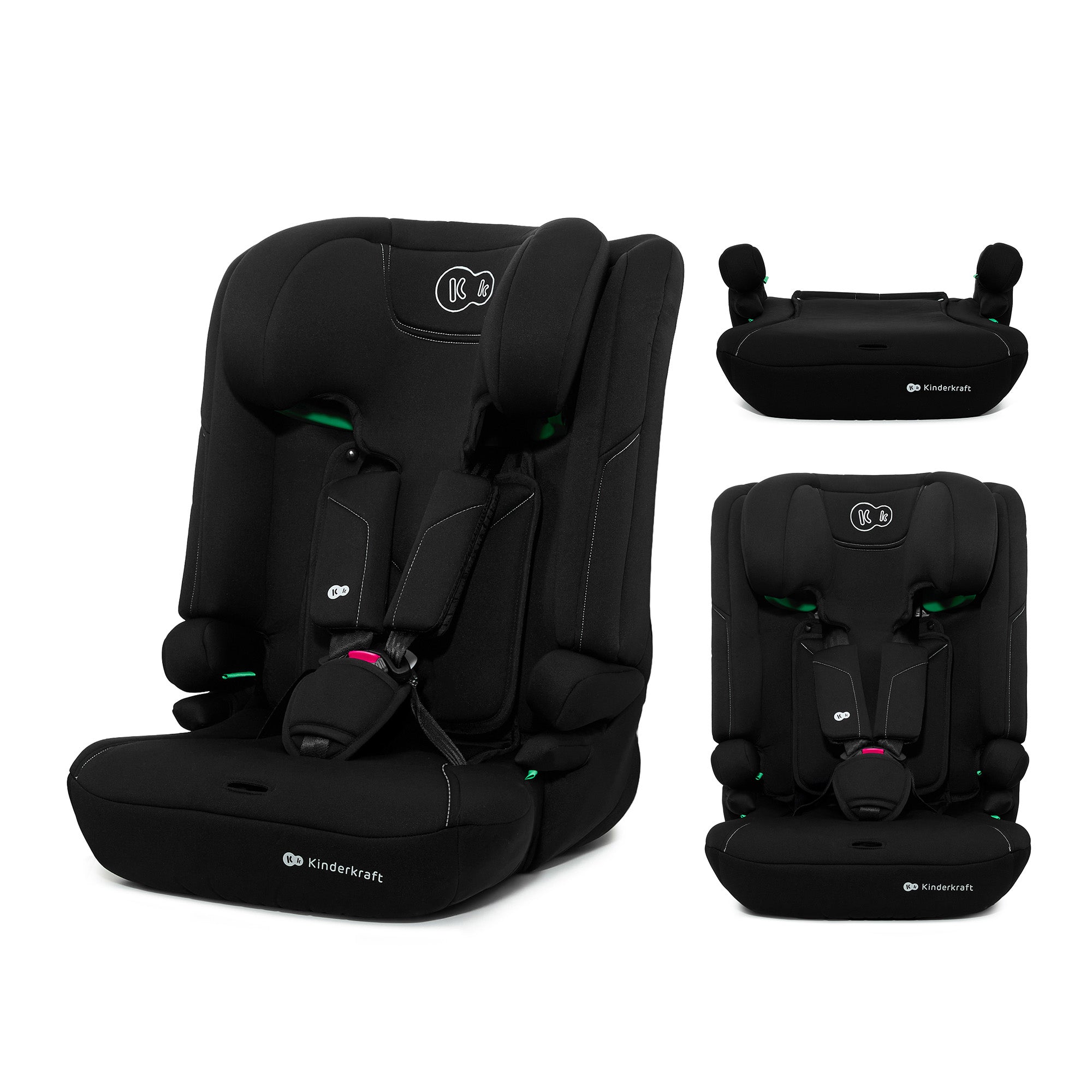 SCAUN AUTO KINDERKRAFT COMFY 75-150 CM, BLACK [ps:70f35579-0b67-4a52-b96b-1d4aa611e3b7]