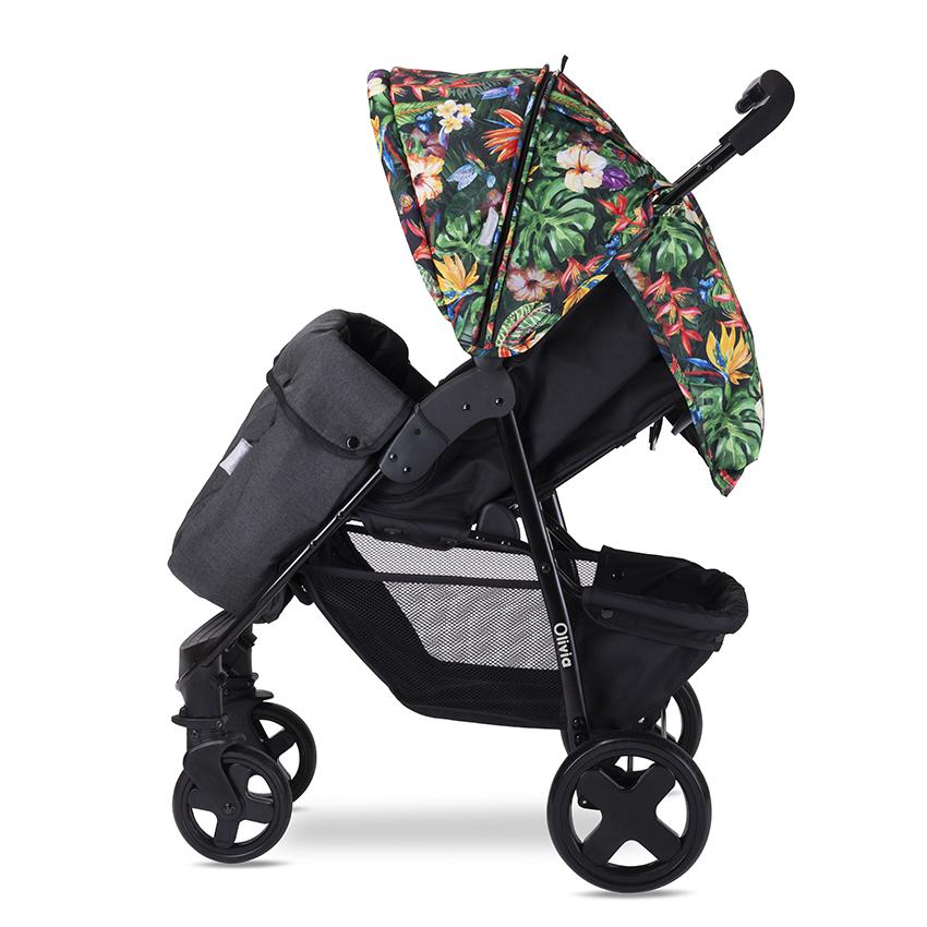 Cărucior Sport Lorelli Olivia Basic, Cool Gri - Husă Inclusă - mulricolor tropical (3) [ps:ef4dc4c9-3912-483e-b4c5-027f11faeb04]
