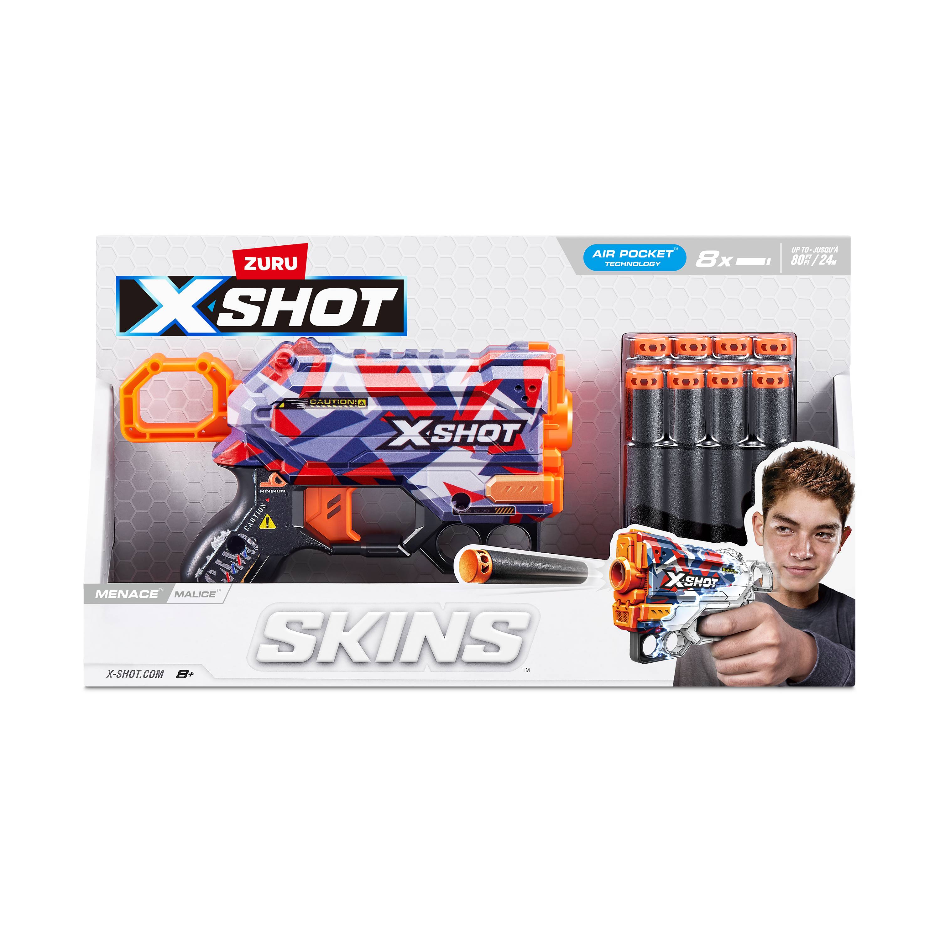 X-SHOT diverse modele, arma de jucarie, Skins Menace, 8 - Imagine 4 [ps:3374000d-e7f1-4631-bc34-5690e4c5eb41]
