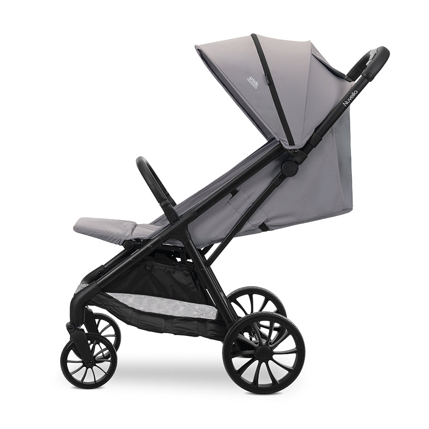 Carucior pentru copii, Nuvella, pliere cu o mana, spatar reglabil multipozitie, copertina extensibila, 0-48 luni, pana la 22 kg [ps:368697ad-1c01-4e69-ae7f-6673a0c7d875]