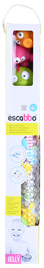 Set de baie 4 piese, Knorr Toys, include covoras de baie din PVC 69x39 cm si 3 jucarii lumea subacvatica, 0 Luni+ - Imagine 3 [ps:de8fa717-fc79-41a6-8bf2-9f56e48e3869]
