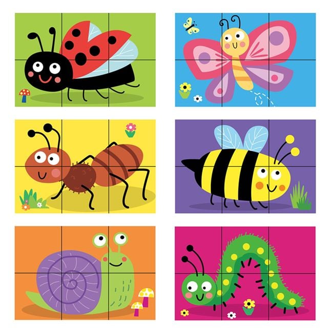 Cuburi Puzzle Animale și Insecte Jumbo, 6 piese - Default Title (3) [ps:bb517bf9-7d01-4d9d-9049-a803a7c145dd]