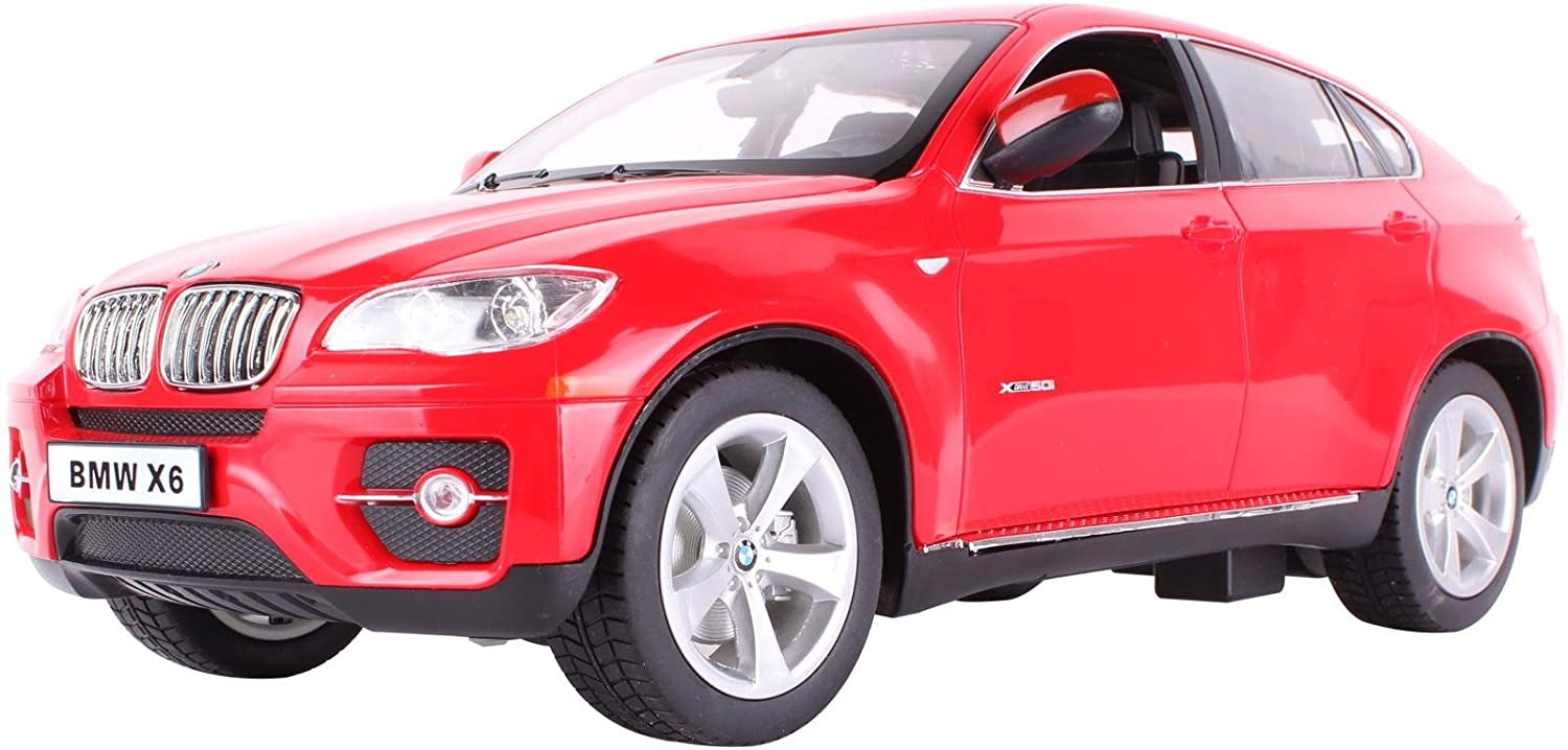 MASINA CU TELECOMANDA BMW X6 ROSU CU SCARA 1 LA 14 [ps:68fd7a4d-235f-4a3a-b01a-d824a29ff850]