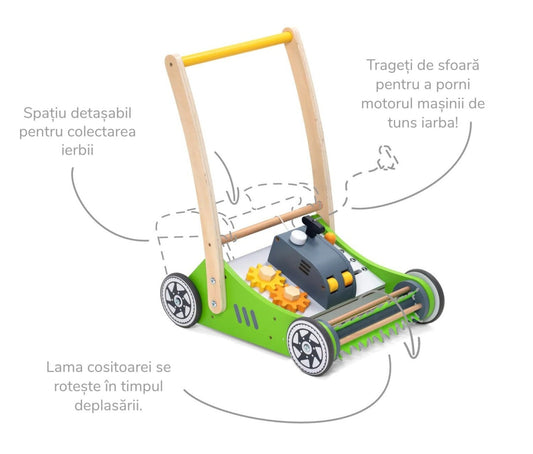 Premergator Masina de tuns iarba, UMU Toys - Imagine 2 [ps:251182aa-da39-4102-a3cc-397bdf075d2c]