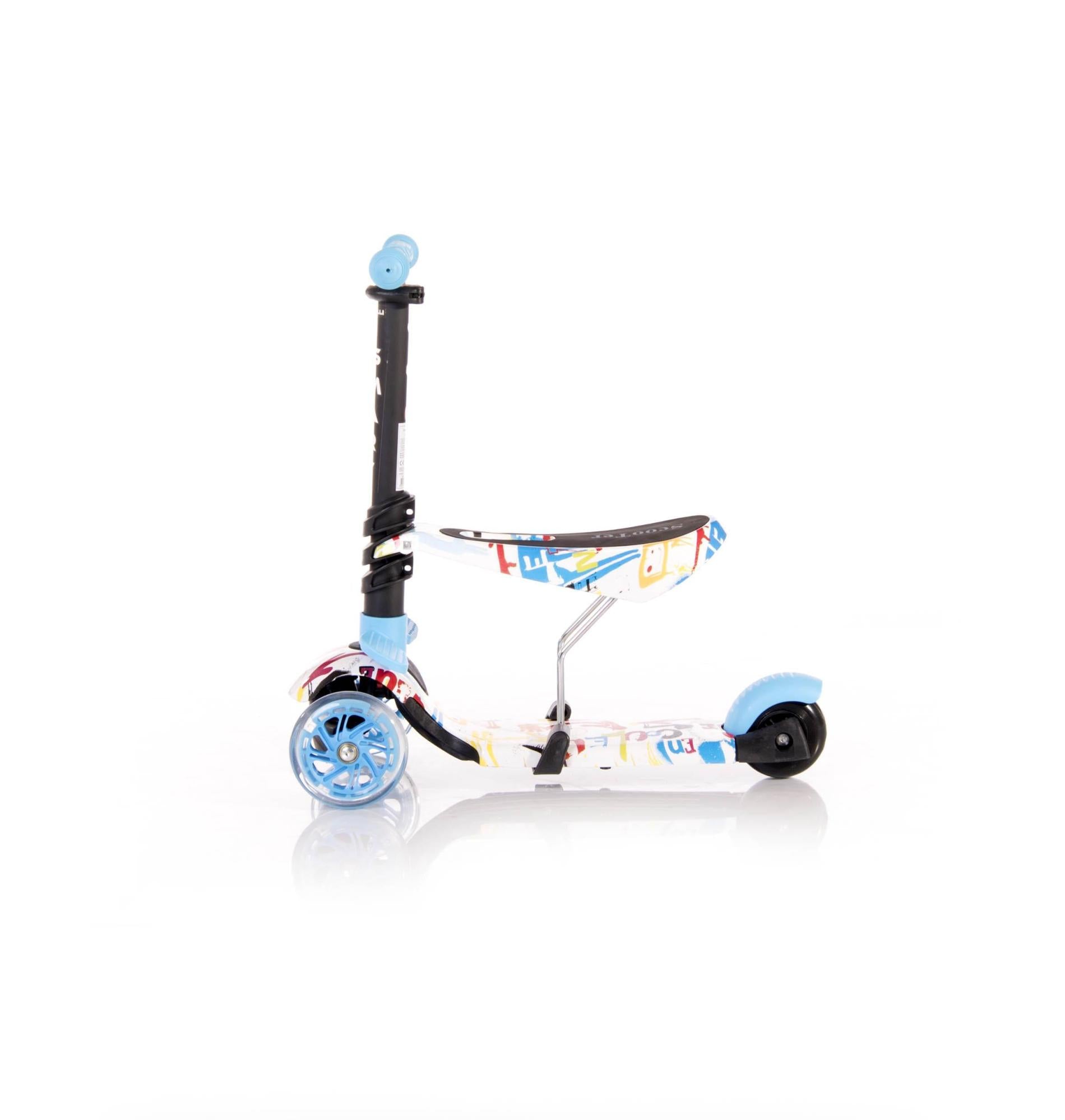 Trotinetă Copii Lorelli Junior Smart Plus, Blue & Green - Albastru (3) [ps:2041be75-9f5e-44db-8887-c56121d5447c]