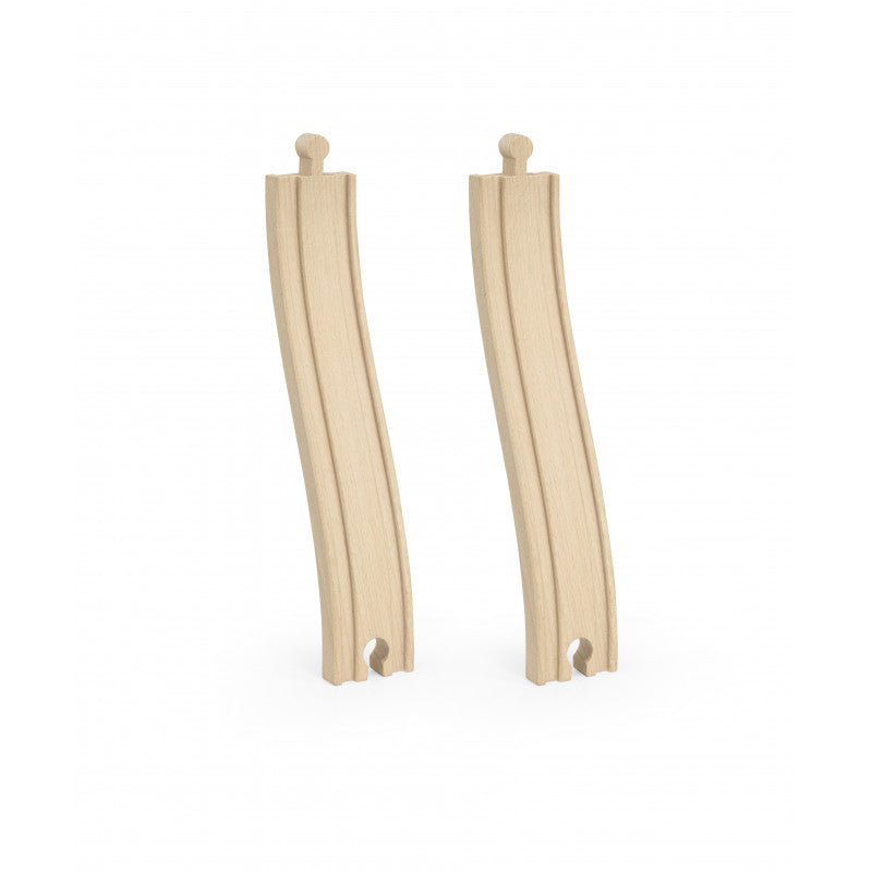 Set extensii sine din lemn in panta pentru trenulete, 2 buc,Viga [ps:d73bd52f-d5d5-4065-bf08-f043ffd8a89d]