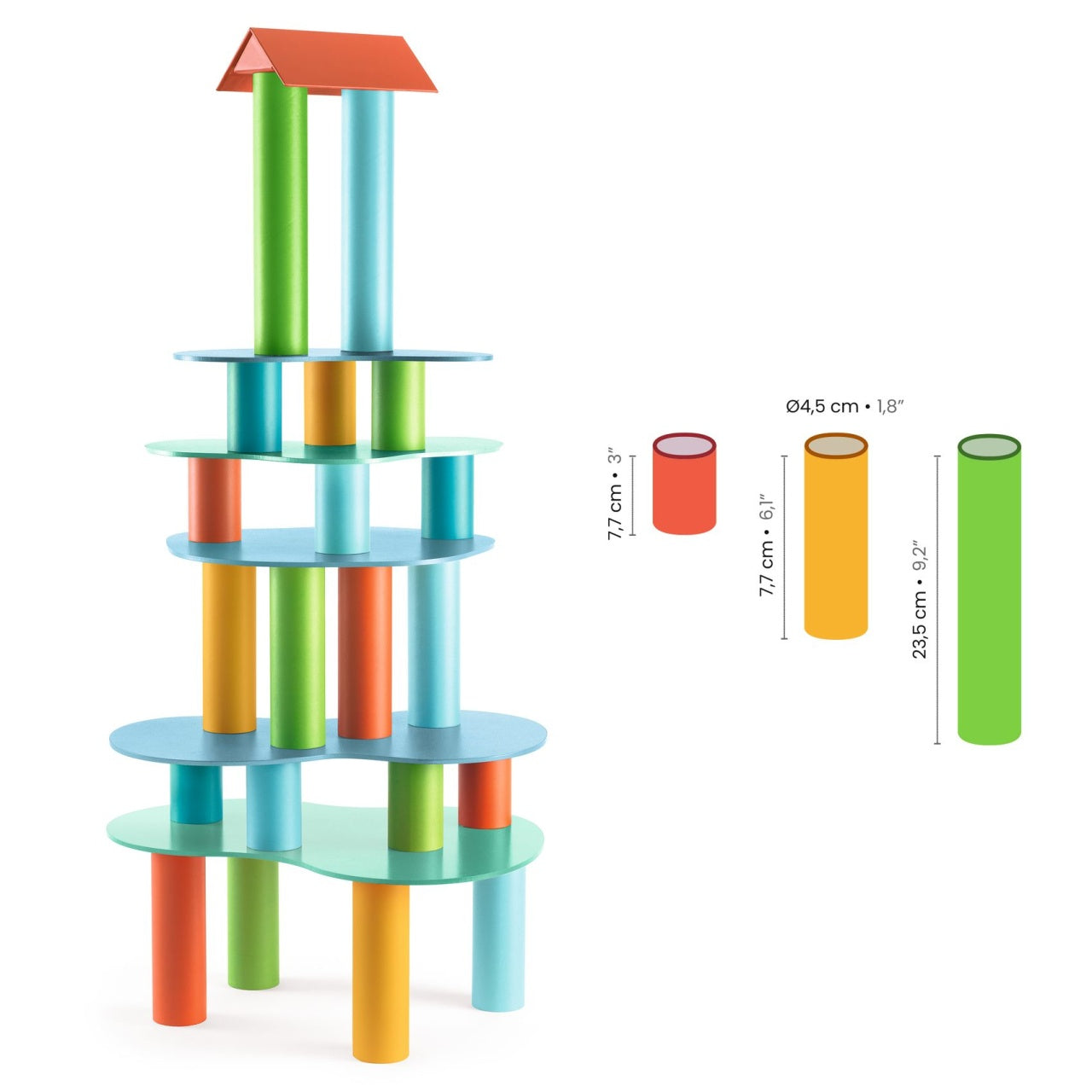 Joc de construit Tubulo, Djeco - Imagine 4 [ps:a0da064e-4b42-4751-896a-efdf6125b7c2]