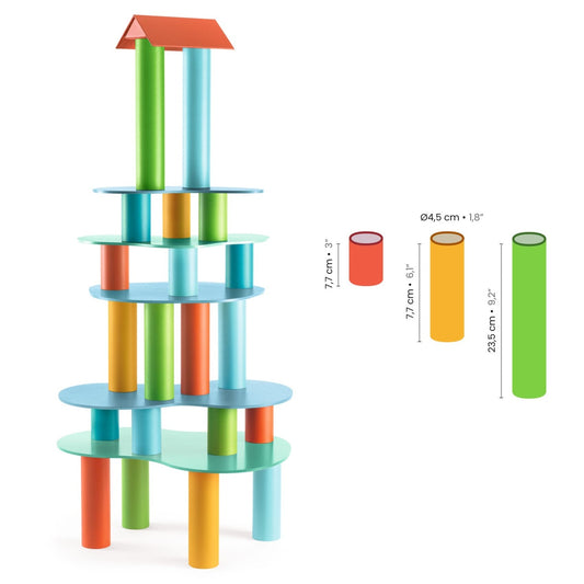 Joc de construit Tubulo, Djeco - Imagine 4 [ps:a0da064e-4b42-4751-896a-efdf6125b7c2]