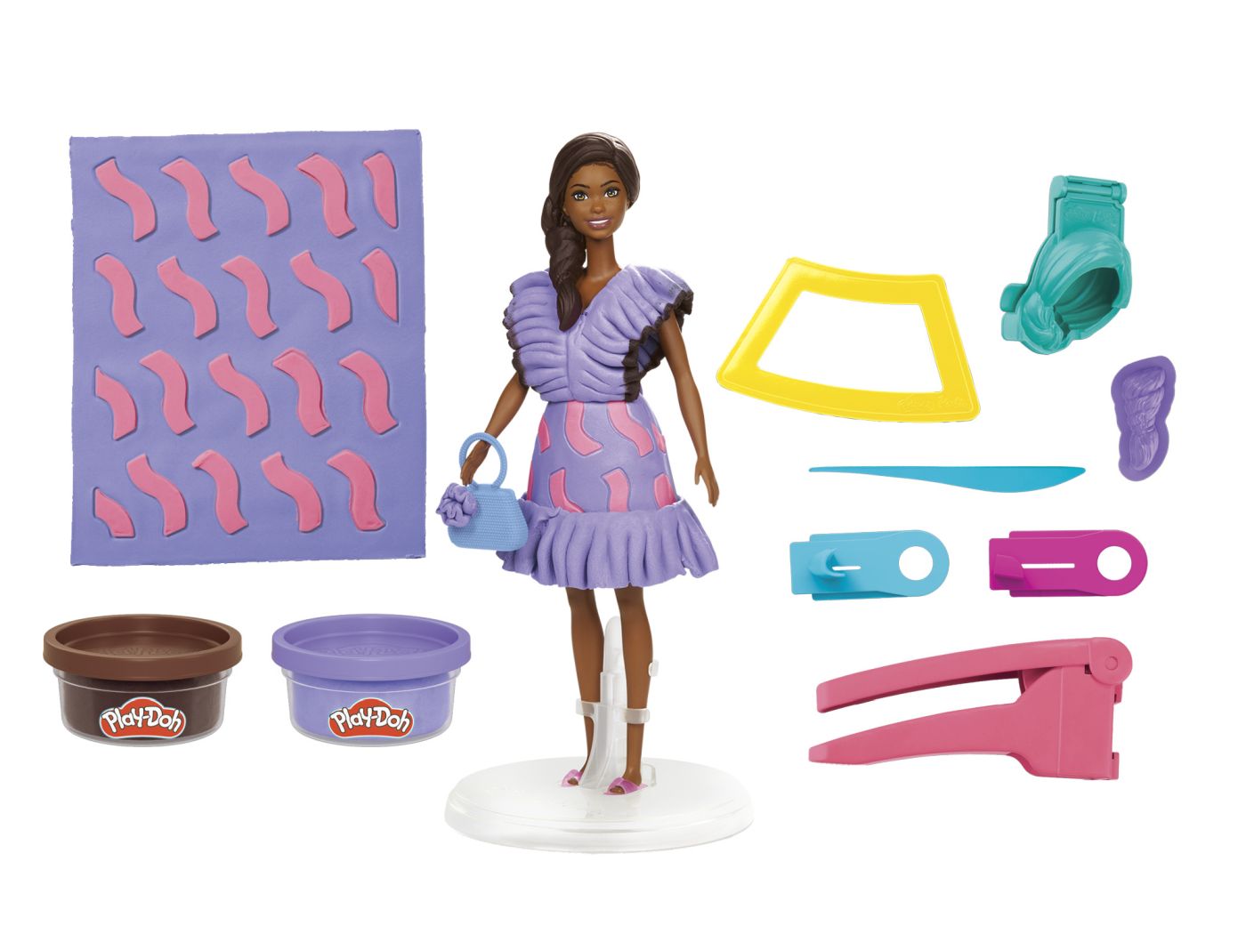 PLAY DOH BARBIE SET PLASTELINA BARBIE FASHIONISTA - Imagine 2 [ps:8c609e44-3726-4032-ae31-7c03a380bada]