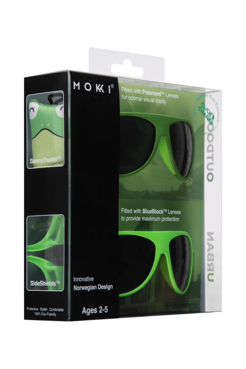 Ochelari de soare pentru copii MOKKI Click & Change, protectie UV, verde, 2-5 ani, set 2 perechi [ps:f7e39ce9-d268-4059-a0f8-0cab749a4d07]