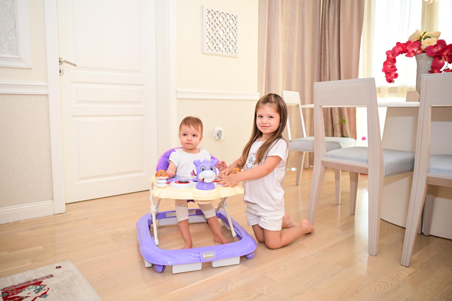 Premergător Bambi Lorelli cu Eurobază, Violet - Roz (3) [ps:e04a458a-3b5c-4556-91ae-304312077cdd]
