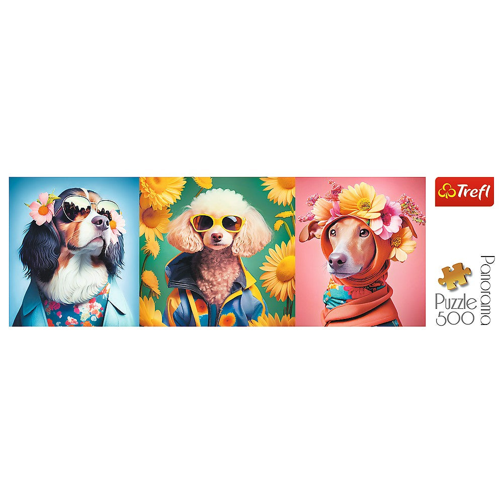 PUZZLE TREFL 500 PANORAMA SAPTAMANA MODEI CATEILOR - Imagine 3 [ps:d7931355-21ac-4bbb-a9bc-9512f20b9955]