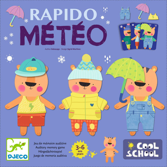 Joc de memorie Rapido Meteo, Djeco - Imagine 2 [ps:e3f330ca-da0e-40b0-9dfa-41bbd5a775fb]