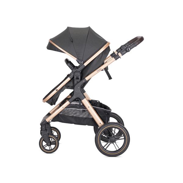 Set Cărucior 3în1 Lorelli Viola, Coș Auto Spirit, Negru - Black (3) [ps:aa757c94-5340-4692-9fbe-4603a838622a]