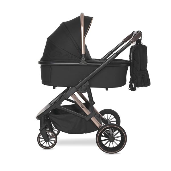 Cărucior Set 3 în 1 Lorelli Aria, Negru - Coșuleț Auto - Black (3) [ps:ab3d2a79-124a-4124-934e-001ae516662b]
